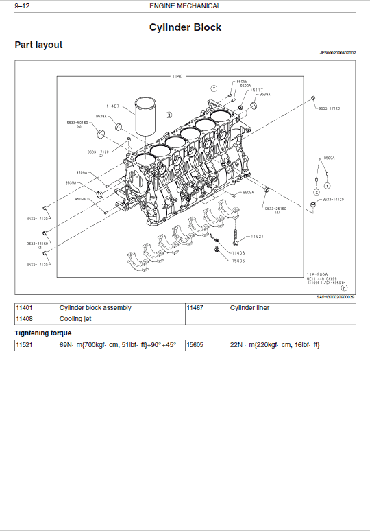 Hino J08e-tm Engine Workshop Service Manual