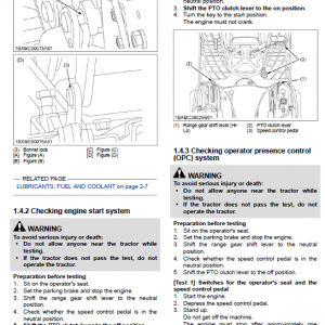 Kubota Bx23s, La340, Bt603 Tractor Loader Workshop Manual