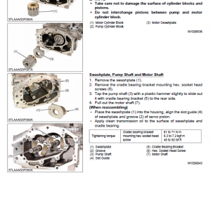 Kubota M59, Tl1350, Bt1200 Tractor Workshop Manual