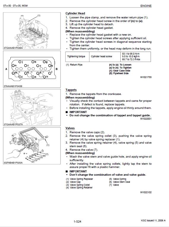 Kubota Sta-30, Sta-35 Tractor Workshop Service Manual