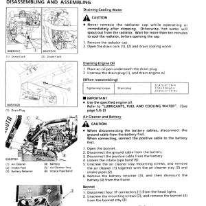 Kubota G1700, G1800, G1900, G2000 Lawn Mower Workshop Manual