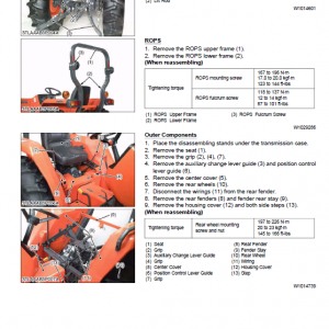 Kubota L2800, L3400 Tractor Workshop Service Manual