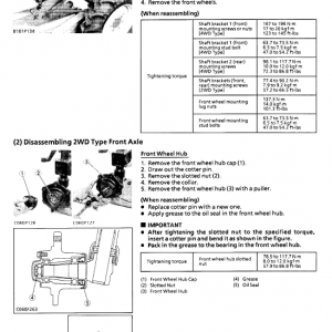 Kubota L3010, L3410, L3710, L4310, L4610 Tractor Workshop Manual