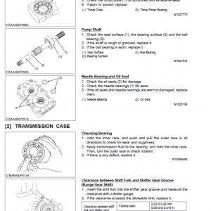 Kubota Bx1800, Bx2200 Tractor Workshop Service Manual