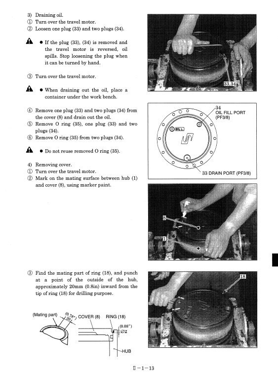 Kobelco Sk80cs-1e Excavator Service Manual