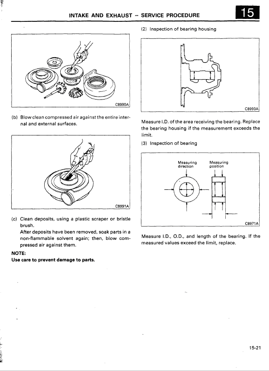Mitsubishi 6d24, 6d24-t, 6d25-tc Engine Workshop Service Manual