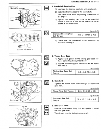 Isuzu 6BB1, 6BD1, 6BG1, 6BD1T, 6BG1T Engine Workshop Manual