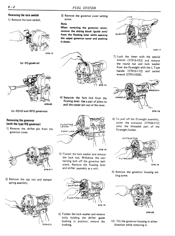 Nissan Pd6, Pd6t Engine Workshop Service Manual