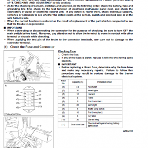 Kubota L45, Tl1000a, Bt1000a Tractor Front Loader Workshop Manual