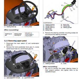 Kubota Bx23s, La340, Bt603 Tractor Loader Workshop Manual