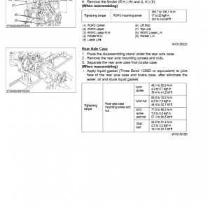 Kubota Mx4700, Mx5100 Tractor Workshop Service Manual