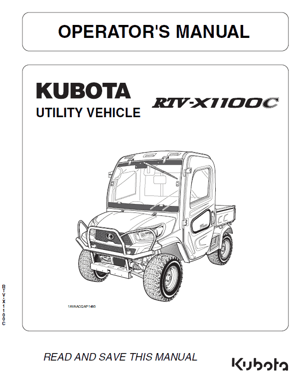 Kubota Rtv X1100c Utility Vehicle