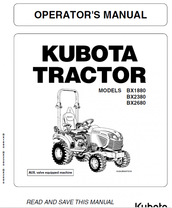 Kubota BX2380 Tractor Wall Clock-FREE US SHIP.