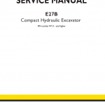 New Holland E27b Compact Excavator Service Manual