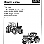 Ford Tw5, Tw15, Tw25, Tw35 Tractor Service Manual