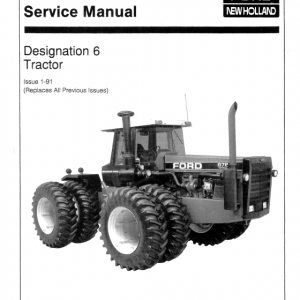 Ford Versatile 756, 836, 856, 876 Tractor Service Manual