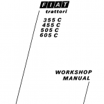 Fiat 355c, 455c, 505c, 605c Crawler Tractor Service Manual