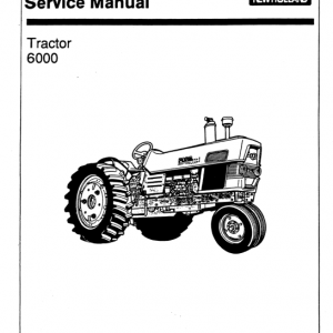 Ford 6000 Series Tractor Service Manual