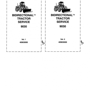 Ford Versatile 9030 Tractor Service Manual