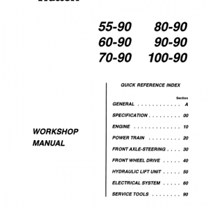 Fiat 50-90, 60-90, 70-90, 80-90, 90-90, 100-90 Tractor Service Manual