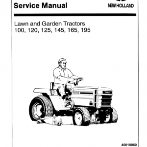 Ford 100, 120, 125, 145, 165, 195 Lawn Tractor Service Manual