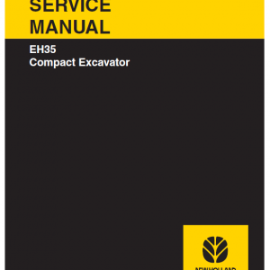 New Holland Eh35 Compact Excavator Service Manual
