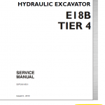 New Holland E18b Tier 4 Hydraulic Excavator Service Manual