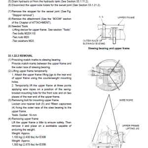 New Holland E30b And E35b Compact Excavator Service Manual