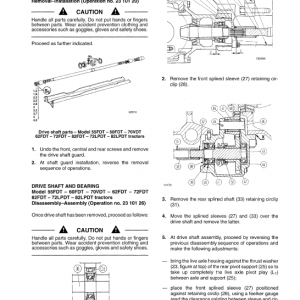 Fiat 50v, 55v, 55f, 60v, 60f, 62f Tractor Service Manual