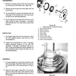 Ford 550 And 555 Backhoe Loader Service Manual