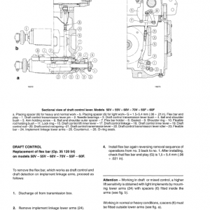 Fiat 50v, 55v, 55f, 60v, 60f, 62f Tractor Service Manual