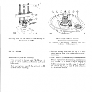 Fiat 480, 500s, 540s, 640 Tractor Workshop Service Manual