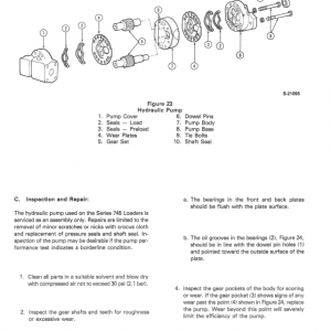 Ford 744 And 745 Loader Service Manual