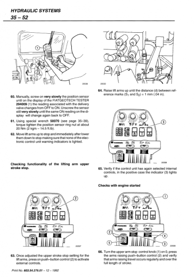 Fiat F100, F110, F120, F130 Tractor Workshop Service Manual