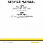 New Holland L230, C238 Tier 4a Skidsteer Loader Service Manual