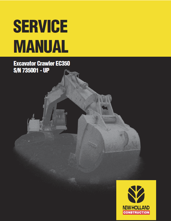 New Holland Ec350 Crawler Excavator Service Manual