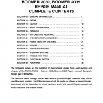 New Holland Boomer 2030 And Boomer 2035 Tractor Service Manual