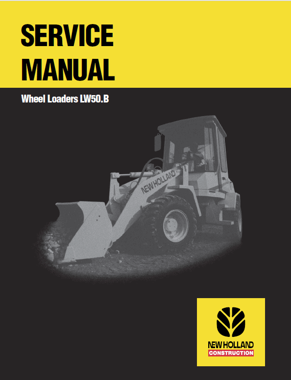 New Holland Lw50.b Wheel Loaders Service Manual