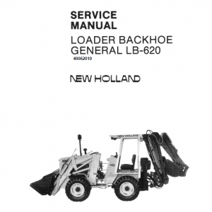New Holland Lb620 Backhoe Loader Service Manual