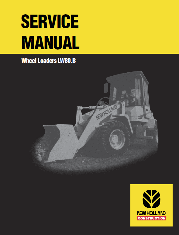 New Holland Lw80.b Wheel Loaders Service Manual