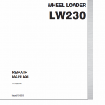 New Holland Lw230 Wheel Loader Service Manual