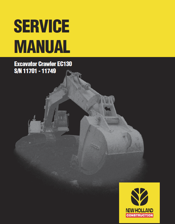 New Holland Ec130 Crawler Excavator Service Manual