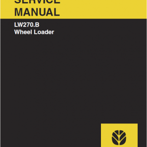 New Holland Lw270.b Wheel Loader Service Manual