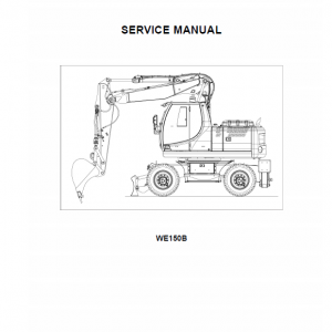 New Holland We150b Wheeled Excavator Service Manual