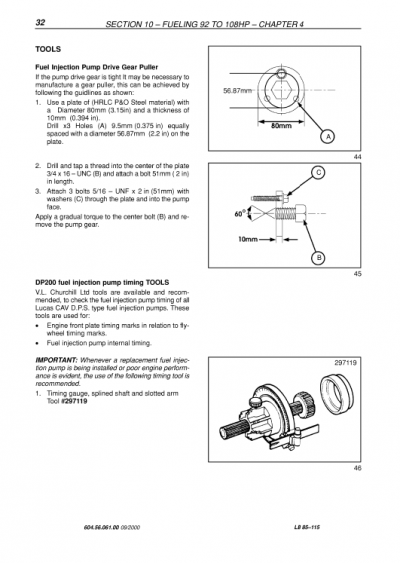 New Holland LB90, LB110 Backhoe Loaders Service Manual