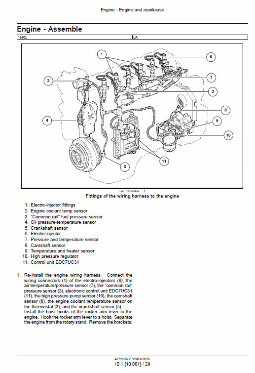 New Holland 1650l Crawler Dozer Service Manual