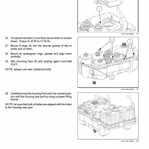 New Holland W130d, W170d Tier 4b Wheel Loader Service Manual
