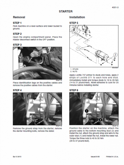 New Holland W130B Tier 3 Wheel Loader Service Manual