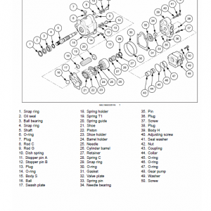 New Holland E37c Mini Excavator Service Manual