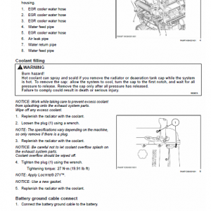 New Holland E485c Evo, E505c Eco Tier 3 Excavator Service Manual